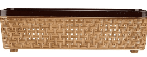 Nakoda 111 Dune Storage Basket Without Lid Multipurpose Use for Kitchen & Home Organiser Box for Fruits Vegetables, Toys, Stationary items, Color May Vary, (286 x 209 x 80) - Image 2